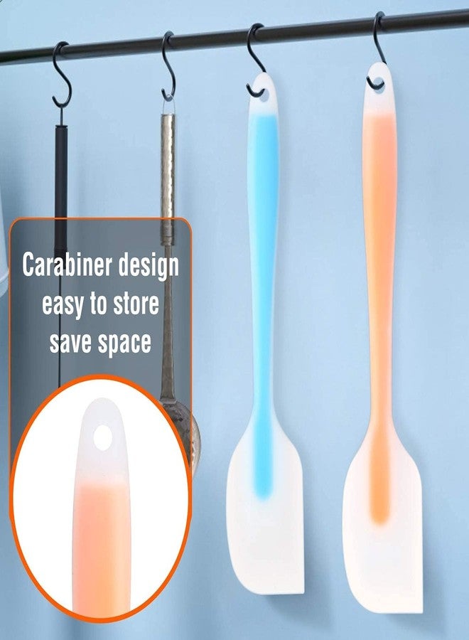 Baskety Silicone Flexible Cooking Spatula with Stainless Steel Core Utensil, Non-Stick - Pack of 2 (Random Color) - Image 5